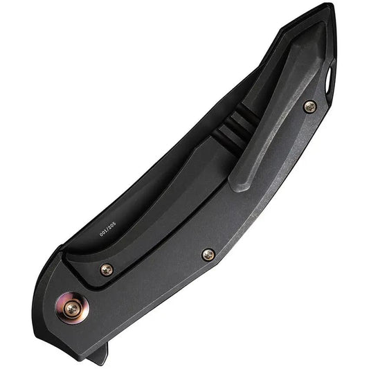WE Knife Merata Framelock CPM20CV Black Titanium EDC Knife - Limited Edition for Collectors and Everyday Carry by We Knife Co Ltd