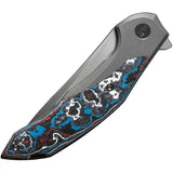We Knife Merata Framelock Nebula WE22008B-2 - Premium CPM-20CV Limited Edition EDC Knife For Collectors by We Knife Co Ltd