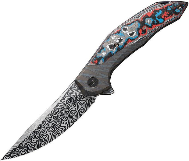 WE Knife Merata Framelock Nebula Damascus WE22008B-DS1