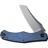 We Knife RekkeR Framelock Blue Titanium EDC Folding Knife - Premium High-Performance Blade Steel by We Knife Co Ltd