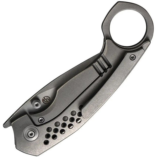 WE Knife Envisage Framelock EDC Knife - CPM 20CV Blade With Titanium Frame For One Handed Precision by We Knife Co Ltd