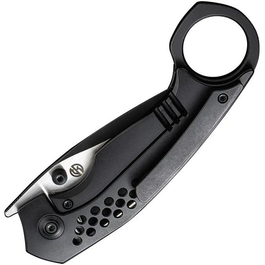 We Knife Envisage Framelock EDC Knife - Premium Titanium Handle With CPM 20CV Drop Point Blade by We Knife Co Ltd