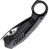 We Knife Envisage Framelock EDC Knife - Premium Titanium Handle With CPM 20CV Drop Point Blade by We Knife Co Ltd