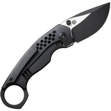 We Knife Envisage Framelock EDC Knife - Premium Titanium Handle With CPM 20CV Drop Point Blade by We Knife Co Ltd