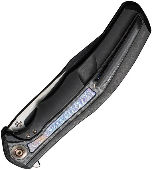 WE Knife Zonda Framelock Knife - Flame Titanium Inlay CPM-20CV Blade For EDC Enthusiasts by We Knife Co Ltd