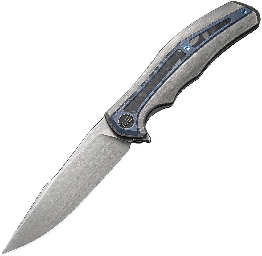 We Knife Zonda Framelock Marble CF Folding Knife Premium CPM 20CV Blade For EDC Enthusiasts by We Knife Co Ltd