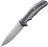 We Knife Zonda Framelock Marble CF Folding Knife Premium CPM 20CV Blade For EDC Enthusiasts by We Knife Co Ltd