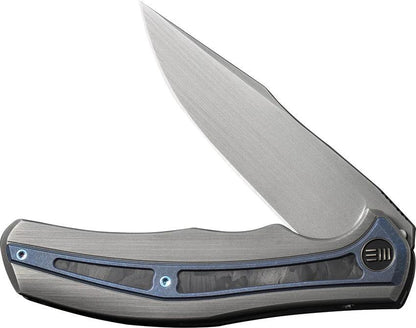 We Knife Zonda Framelock Marble CF Folding Knife Premium CPM 20CV Blade For EDC Enthusiasts by We Knife Co Ltd