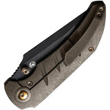 We Knife Riff Raff Framelock EDC Folding Knife CPM20CV - Bronze-Toned Titanium Handle For Reliable Everyday Carry by We Knife Co Ltd