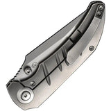 We Knife Riff-Raff Framelock Folder - CPM-20CV Bead-Blast Titanium EDC Knife For Everyday Carry Enthusiasts by We Knife Co Ltd