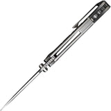 We Knife Riff-Raff Framelock Folder - CPM-20CV Bead-Blast Titanium EDC Knife For Everyday Carry Enthusiasts by We Knife Co Ltd