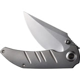 We Knife Riff-Raff Framelock Folder - CPM-20CV Bead-Blast Titanium EDC Knife For Everyday Carry Enthusiasts by We Knife Co Ltd