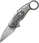 We Knife Co Ltd Yardbird Button Lock Alum Foil WE22021-3 by We Knife Co Ltd