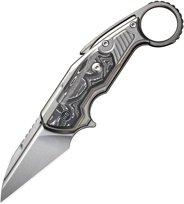 We Knife Co Ltd Yardbird Button Lock Alum Foil WE22021-3 by We Knife Co Ltd