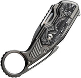 WE Knife Yardbird Button Lock Folding Knife - Titanium Handle 2.38in CPM20CV Blade For EDC by We Knife Co Ltd