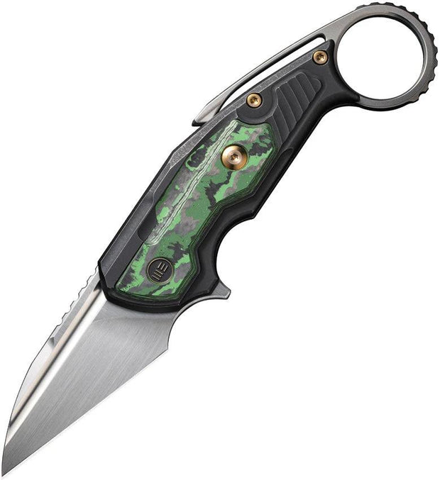 We Knife Co Ltd Yardbird Button Lock Jungle WE22021-4 by We Knife Co Ltd