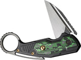 We Knife Yardbird Button Lock Folding Knife Jungle Edition WE22021-4 - Premium EDC And Collector Favorite by We Knife Co Ltd