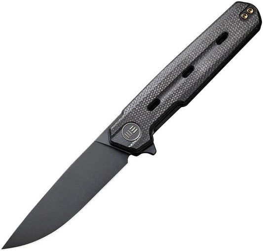 We Knife Co Ltd Navo Linerlock Black Micarta WE22026-1 by We Knife Co Ltd