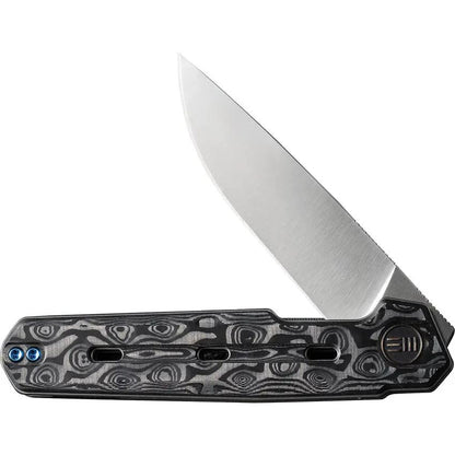 We Knife Navo Linerlock CPM 20CV Rose Carbon Fiber EDC Knife - Premium Satin Blade by We Knife Co Ltd