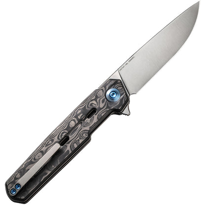 We Knife Navo Linerlock CPM 20CV Rose Carbon Fiber EDC Knife - Premium Satin Blade by We Knife Co Ltd