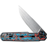 We Knife Navo Premium Linerlock Nebula CF CPM 20CV 3Inch Satin Blade EDC Knife For Collectors And Enthusiasts by We Knife Co Ltd