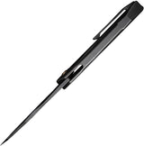 We Knife WE22028-1 Premium Framelock Knife CPM-20CV Black Stonewash Titanium Handle - For EDC Enthusiasts by We Knife Co Ltd
