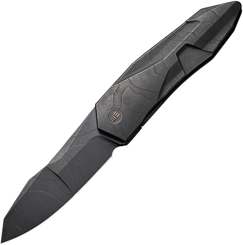 We Knife Co Ltd Solid Framelock Black Etch WE22028-5 by We Knife Co Ltd