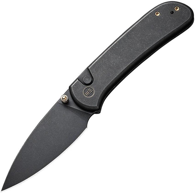 We Knife Co Ltd Qubit Button Lock Black WE22030F-1 by We Knife Co Ltd