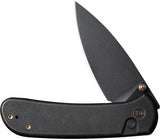 We Knife Qubit Button Lock EDC Knife - Premium Titanium Handle With CPM 20CV Blade by We Knife Co Ltd