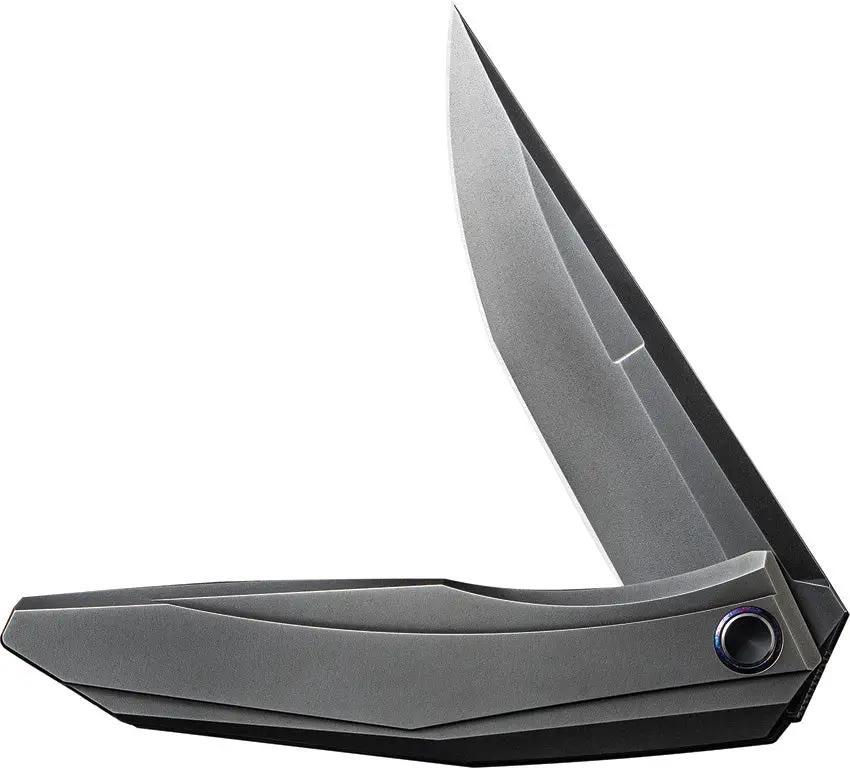 We Knife Cybernetic Framelock Gray CPM-20CV 207 Collectors Edition - Limited Run Folding Knife by We Knife Co Ltd