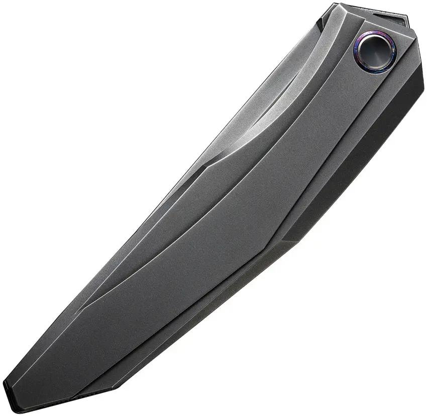 We Knife Cybernetic Framelock Gray CPM-20CV 207 Collectors Edition - Limited Run Folding Knife by We Knife Co Ltd