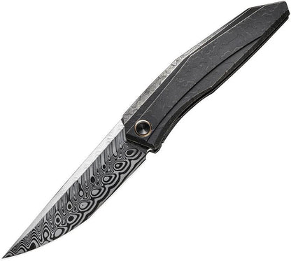 We Knife Co Ltd Cybernetic Framelock Etched WE22033-DS1 by We Knife Co Ltd