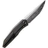 WE Knife Cybernetic Framelock Damascus EDC Knife WE22033 DS1 - Precision Craft for Collectors and EDC Enthusiasts by We Knife Co Ltd