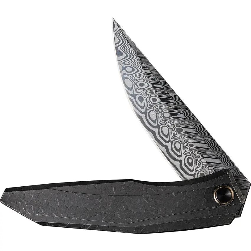 WE Knife Cybernetic Framelock Damascus EDC Knife WE22033 DS1 - Precision Craft for Collectors and EDC Enthusiasts by We Knife Co Ltd