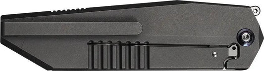 We Knife Collinear Framelock Titanium Knife M390 Blade Reverse Tanto Extended Tang - Durable Titanium Framelock For EDC by We Knife Co Ltd