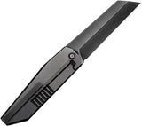 We Knife Collinear Framelock Gray WE22034D-4 - Titanium Frame, M390 Reverse Tanto Blade For EDC Enthusiasts by We Knife Co Ltd