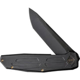 We Knife Shadowfire Framelock Folding Knife - CPM 20CV Tanto Blade 4in Titanium Handle For EDC Enthusiasts by We Knife Co Ltd