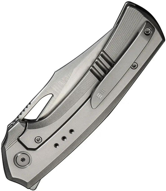 We Knife Nefaris Framelock Flame WE22040FA-1 Bead Blast Titanium Frame CPM 20CV Blade For Collectors EDC Enthusiasts by We Knife Co Ltd