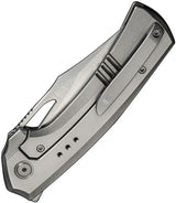We Knife Nefaris Framelock Flame WE22040FA-1 Bead Blast Titanium Frame CPM 20CV Blade For Collectors EDC Enthusiasts by We Knife Co Ltd