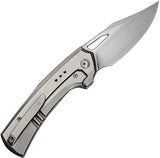 We Knife Nefaris Framelock Flame WE22040FA-1 Bead Blast Titanium Frame CPM 20CV Blade For Collectors EDC Enthusiasts by We Knife Co Ltd