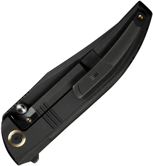 We Knife Ezinta Framelock Folding Knife WE22041-1 - Premium Bohler M390 Blade With Titanium Handle For EDC by We Knife Co Ltd