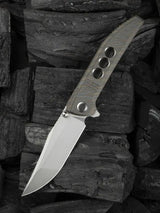 We Knife Ezinta Framelock WE22041 4 Inch M390 Blade Flame Titanium Handle EDC Knife - Premium M390 Blade by We Knife Co Ltd