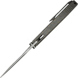 We Knife Ezinta Framelock WE22041 4 Inch M390 Blade Flame Titanium Handle EDC Knife - Premium M390 Blade by We Knife Co Ltd