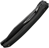 We Knife Ignio Framelock EDC Folder CPM 20CV Blade Black Titanium Handle - One Hand Deployment by We Knife Co Ltd
