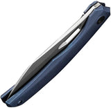 We Knife Ignio Framelock Folding Knife Blue Premium Stonewashed Titanium Handle For EDC Enthusiasts by We Knife Co Ltd