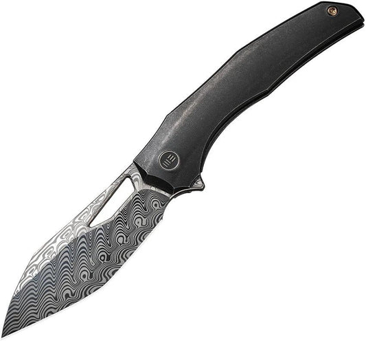We Knife Co Ltd Ignio Framelock Damasteel WE22042B-DS1 by We Knife Co Ltd