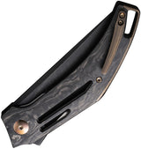 We Knife Co Ltd Speedliner Liner Lock CF WE22045B-2 - CPM-20CV Blade Carbon Fiber Handle EDC Knife With Secure Case by We Knife Co Ltd