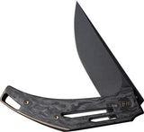 We Knife Co Ltd Speedliner Liner Lock CF WE22045B-2 - CPM-20CV Blade Carbon Fiber Handle EDC Knife With Secure Case by We Knife Co Ltd