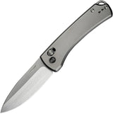 We Knife Nightblade Crossbar Lock Gray CPM 20CV Titanium Premium EDC Knife With Pocket Clip Lanyard Hole Case by We Knife Co Ltd