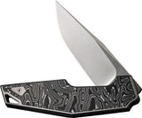 We Knife OAO Framelock WE23001-1 EDC Folding Knife - Satin CPM-20CV Blade For Premium Precision by We Knife Co Ltd
